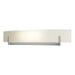 Hubbardton Forge - 206410-SKT-82-GG0328 - Two Light Wall Sconce - Axis - Vintage Platinum