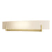 Hubbardton Forge - 206410-SKT-86-BB0328 - Two Light Wall Sconce - Axis - Modern Brass