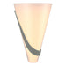 Hubbardton Forge - 206563-SKT-LFT-85-GG0074 - Two Light Wall Sconce - Half Cone - Sterling
