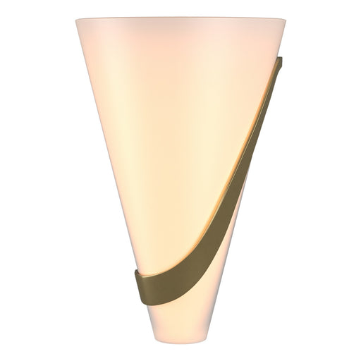 Hubbardton Forge - 206563-SKT-RGT-86-GG0074 - Two Light Wall Sconce - Half Cone - Modern Brass