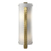 Hubbardton Forge - 206730-SKT-86-BB0401 - Two Light Wall Sconce - Vertical Bar - Modern Brass
