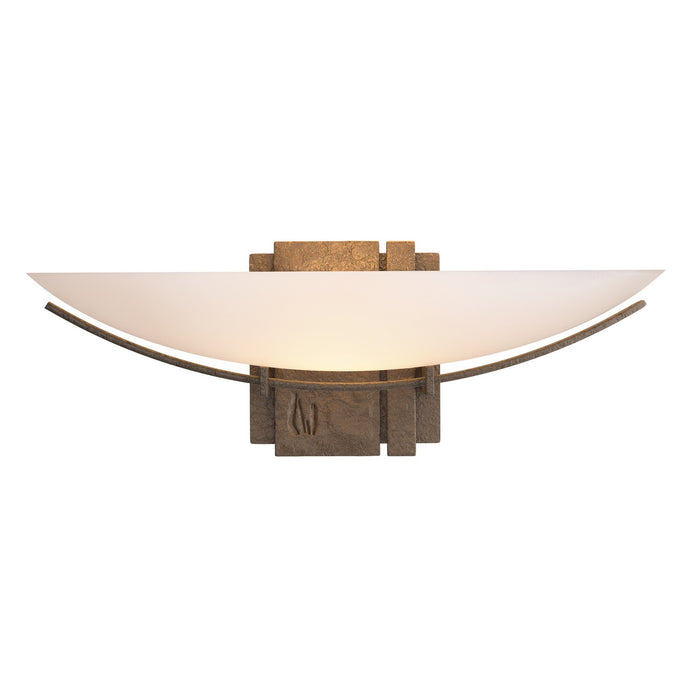 Hubbardton Forge - 207370-SKT-05-GG0090 - One Light Wall Sconce - Impressions - Bronze