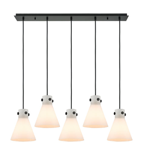 Downtown Urban Four Light Linear Pendant