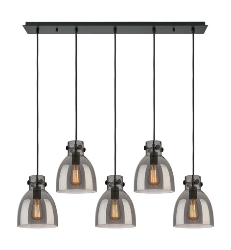 Downtown Urban Four Light Linear Pendant