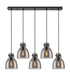 Innovations - 125-410-1PS-BK-G412-8SM - Four Light Linear Pendant - Downtown Urban - Matte Black