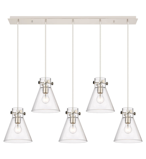 Innovations - 125-410-1PS-PN-G411-8CL - Two Light Linear Pendant - Downtown Urban - Polished Nickel