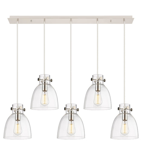 Downtown Urban Five Light Linear Pendant