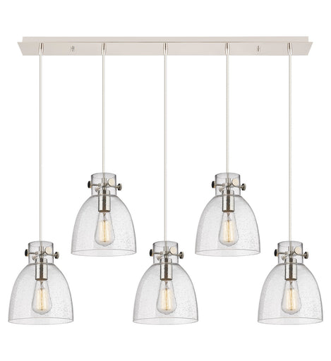 Downtown Urban Eight Light Linear Pendant