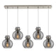 Innovations - 125-410-1PS-SN-G410-8SM - Three Light Linear Pendant - Newton - Brushed Satin Nickel