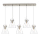 Innovations - 125-410-1PS-SN-G411-8CL - Nine Light Linear Pendant - Downtown Urban - Brushed Satin Nickel