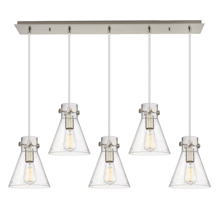 Innovations - 125-410-1PS-SN-G411-8SDY - Two Light Linear Pendant - Downtown Urban - Brushed Satin Nickel