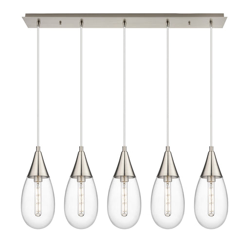 Innovations - 125-450-1P-SN-G450-6CL - LED Linear Pendant - Downtown Urban - Brushed Satin Nickel