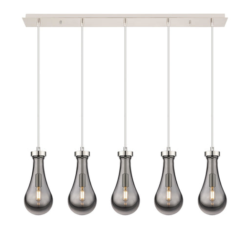 Innovations - 125-451-1P-PN-G451-5SM - LED Linear Pendant - Downtown Urban - Polished Nickel