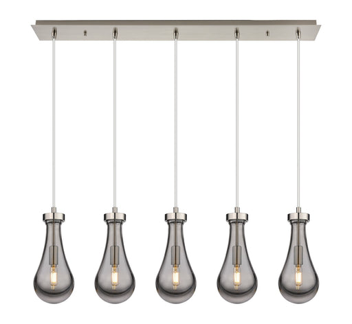 Innovations - 125-451-1P-SN-G451-5SM - LED Linear Pendant - Downtown Urban - Brushed Satin Nickel