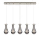 Innovations - 125-451-1P-SN-G451-5SM - LED Linear Pendant - Downtown Urban - Brushed Satin Nickel