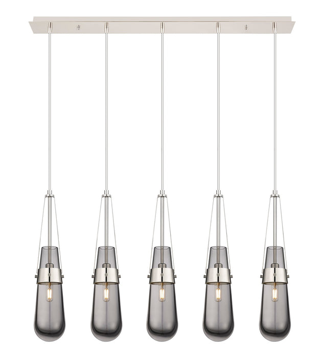 Innovations - 125-452-1P-PN-G452-4SM - LED Linear Pendant - Downtown Urban - Polished Nickel