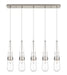 Innovations - 125-452-1P-SN-G452-4CL - LED Linear Pendant - Downtown Urban - Brushed Satin Nickel