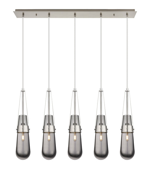 Innovations - 125-452-1P-SN-G452-4SM - LED Linear Pendant - Downtown Urban - Brushed Satin Nickel
