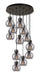 Innovations - 126-410-1PS-BK-G410-8SM - 12 Light Pendant - Newton - Matte Black