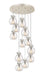 Innovations - 126-410-1PS-PN-G410-8SDY - 12 Light Pendant - Newton - Polished Nickel