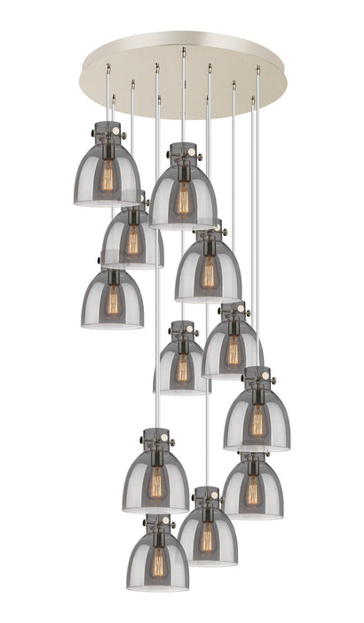 Innovations - 126-410-1PS-PN-G412-8SM - 12 Light Pendant - Downtown Urban - Polished Nickel