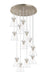 Innovations - 126-410-1PS-SN-G411-8CL - 12 Light Pendant - Downtown Urban - Brushed Satin Nickel