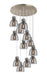 Innovations - 126-410-1PS-SN-G412-8SM - 12 Light Pendant - Downtown Urban - Brushed Satin Nickel