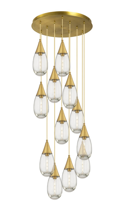 Innovations - 126-450-1P-BB-G450-6CL - LED Pendant - Downtown Urban - Brushed Brass