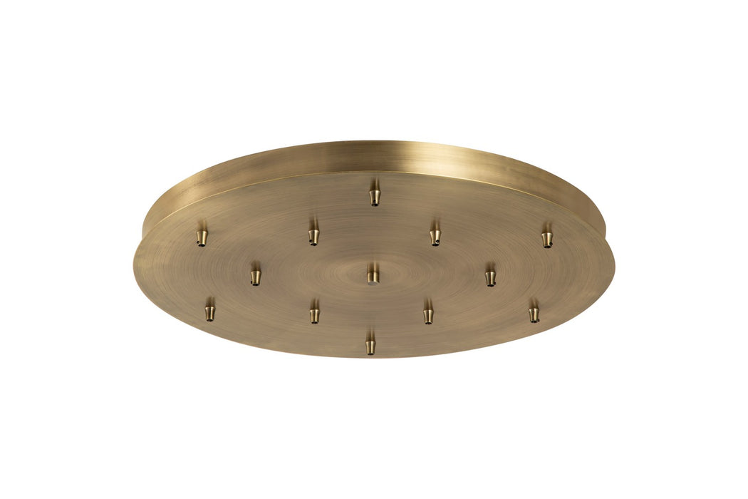 Innovations - 126-AB - Multi Port Canopy - Custom Cord - Antique Brass