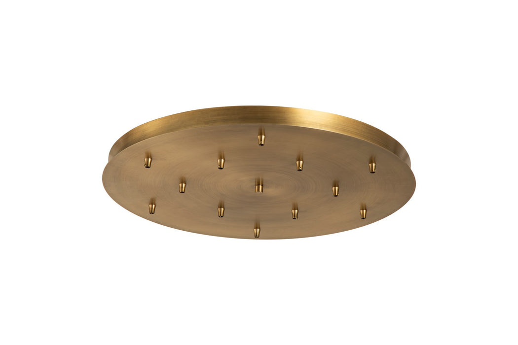 Innovations - 126-BB - Multi Port Canopy - Custom Cord - Brushed Brass