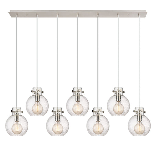Innovations - 127-410-1PS-PN-G410-8SDY - Three Light Linear Pendant - Newton - Polished Nickel