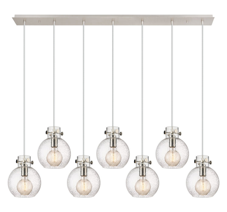 Innovations - 127-410-1PS-PN-G410-8SDY - Three Light Linear Pendant - Newton - Polished Nickel