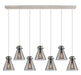 Innovations - 127-410-1PS-PN-G411-8SM - Nine Light Linear Pendant - Downtown Urban - Polished Nickel