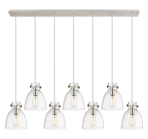 Innovations - 127-410-1PS-PN-G412-8CL - Five Light Linear Pendant - Downtown Urban - Polished Nickel
