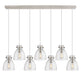 Innovations - 127-410-1PS-PN-G412-8SDY - Eight Light Linear Pendant - Downtown Urban - Polished Nickel