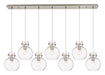 Innovations - 127-410-1PS-SN-G410-8CL - Seven Light Linear Pendant - Downtown Urban - Brushed Satin Nickel