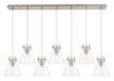 Innovations - 127-410-1PS-SN-G411-8CL - LED Linear Pendant - Downtown Urban - Brushed Satin Nickel