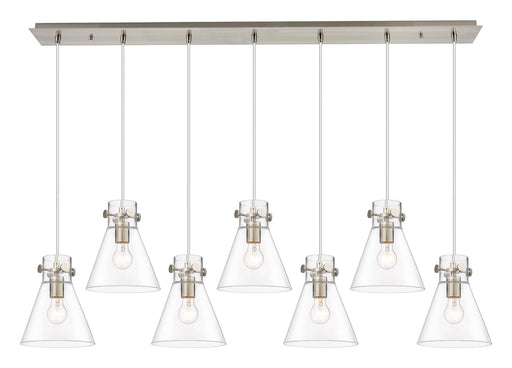 Innovations - 127-410-1PS-SN-G411-8CL - LED Linear Pendant - Downtown Urban - Brushed Satin Nickel