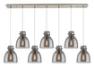 Innovations - 127-410-1PS-SN-G412-8SM - Eight Light Linear Pendant - Downtown Urban - Brushed Satin Nickel