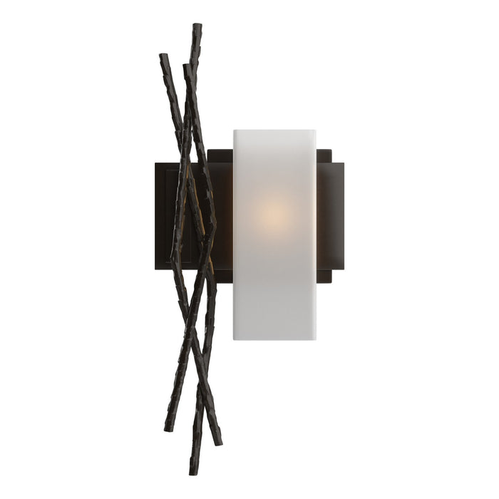 Hubbardton Forge - 207670-SKT-RGT-14-GG0351 - One Light Wall Sconce - Brindille - Oil Rubbed Bronze