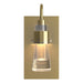 Hubbardton Forge - 207720-SKT-86-ZM0343 - One Light Wall Sconce - Erlenmeyer - Modern Brass