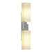 Hubbardton Forge - 207801-SKT-82-GG0351 - Two Light Wall Sconce - Ondrian - Vintage Platinum