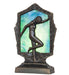 Meyda Tiffany - 268408 - One Light Accent Lamp - Posing Deco Lady - Antique Brass