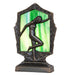 Meyda Tiffany - 268409 - One Light Accent Lamp - Posing Deco Lady - Antique Brass