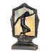 Meyda Tiffany - 268414 - One Light Accent Lamp - Posing Deco Lady - Antique Brass