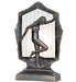 Meyda Tiffany - 268417 - One Light Accent Lamp - Posing Deco Lady - Antique Brass