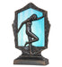 Meyda Tiffany - 268420 - One Light Accent Lamp - Posing Deco Lady - Antique Brass