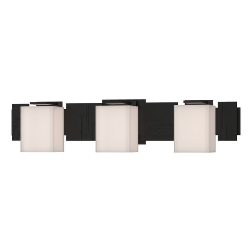 Hubbardton Forge - 207843-SKT-10-GG0108 - Three Light Wall Sconce - Impressions - Black