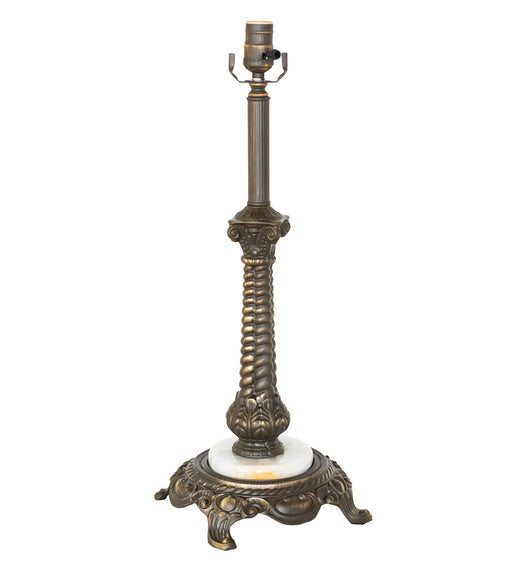 Meyda Tiffany - 268955 - One Light Table Base - Rope - Mahogany Bronze