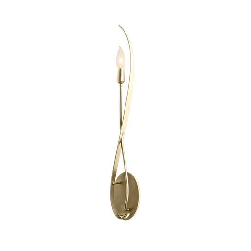 Hubbardton Forge - 209120-SKT-86 - One Light Wall Sconce - Willow - Modern Brass